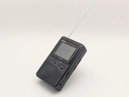 Vintage Casio Model TV-1450C Personal Portable Mini TV System B/G,H - Japan