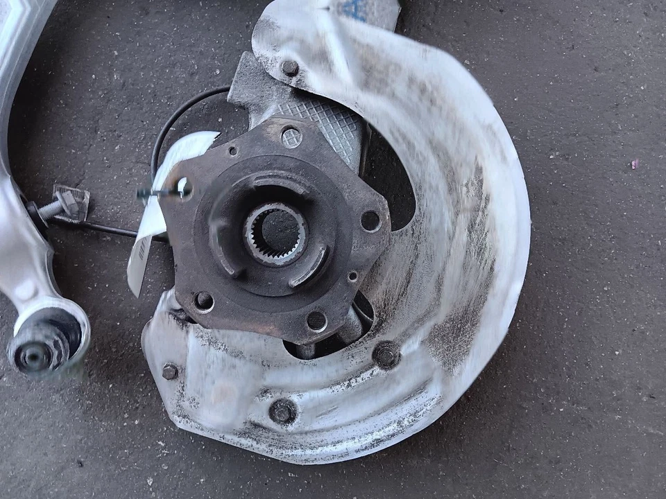 10-16 Porsche Panamera Left Front Suspension Spindle Knuckle Control Arm Set AWD - Image 4 of 4