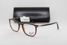NEW PERSOL P 3339-V 24 HAVANA SILVER AUTHENTIC EYEGLASSES 54-20