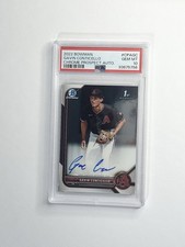 Gavin Conticello 2022 Bowman Chrome Prospect Autographs #CPAGC PSA 10