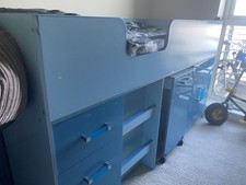 Children's Cabin Bed, Desk and Wardrobe set, Good Condition