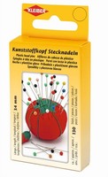 (3.27 EUR/100 StüCk) Kleiber Buntkopf Stecknadeln 34Mm In Metalldose