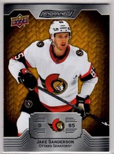 2023-24 Upper Deck Engrained Jake Sanderson Oak Base Card # 65