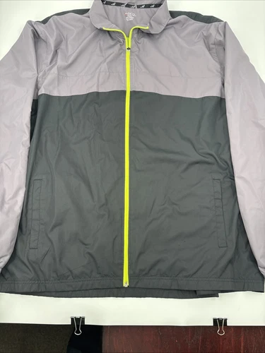BCG  Mens Black/ Grey Windbreaker size XXXL zipper front. BCG Jacket. image 3
