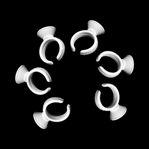 Ring Pallet Glue Ring Eyelash Extensions Grafting Eyelash Tool Glue Pallet - Picture 10 of 12