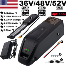 52V 48V 36V Hailong Battery 5Pin for  2000W eBike Electric Bicycle Motor Bike