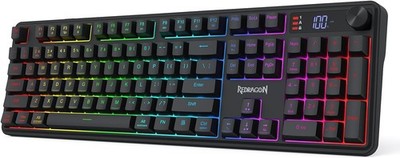 Redragon K526 PRO RGB Membrane Keyboard 104 Keys