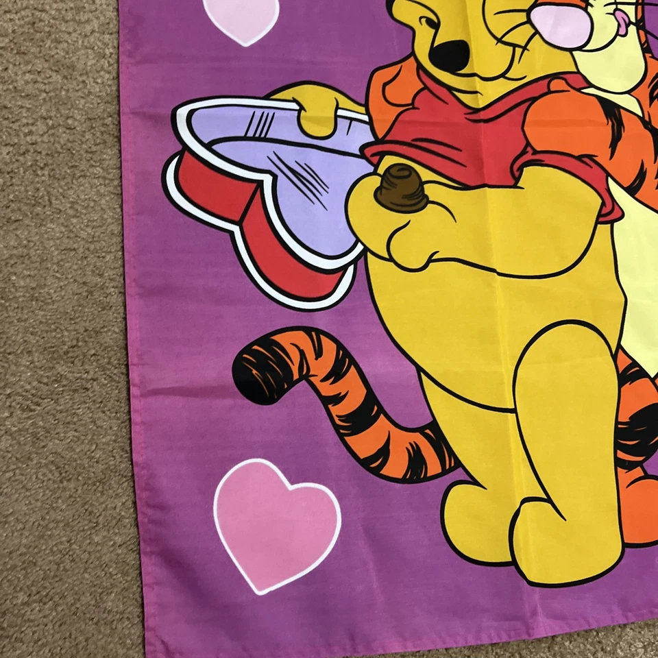 Disney Winnie The Pooh Tigger Be My Valentine House Jardín Aula Bandera 29x40” Foto 4 de 4