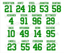 Dallas Stars STICKER DECAL  2025-26 Rantanen Hintz Oettinger Robertson Johnston