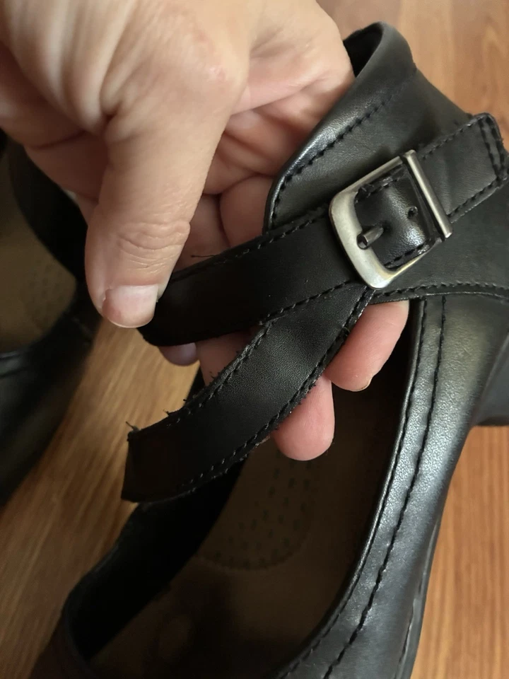 Earth Origins Zapatos Negros Cuñas Art Deco REBECCA DE COLECCIÓN 20s 30s Estilo 8.5 Foto 2 de 4