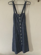 Madewell Dress Size 4 Excellent Condition Cross-cross Back With Front Pockets