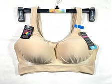 NWT Bali Women's XL Comfort Revolution Shaping Wireless Bra DF3488 Nude