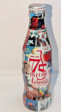 Coca Cola Sammlerflasche zum 75 Jahre Jubil&auml;um Glasflasche 0,2l unge&ouml;ffnet!