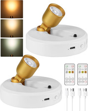 Spotlight Indoor, Rechargeable Battery Picture Lights, Wireless Uplights with Re