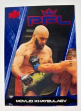 2023 Upper Deck PFL Box Set Movlid Khaybulaev #22 Blue /149 MMA Card