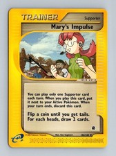 Mary's Impulse Expedition Base Set 142/165 LP Pokemon 2002