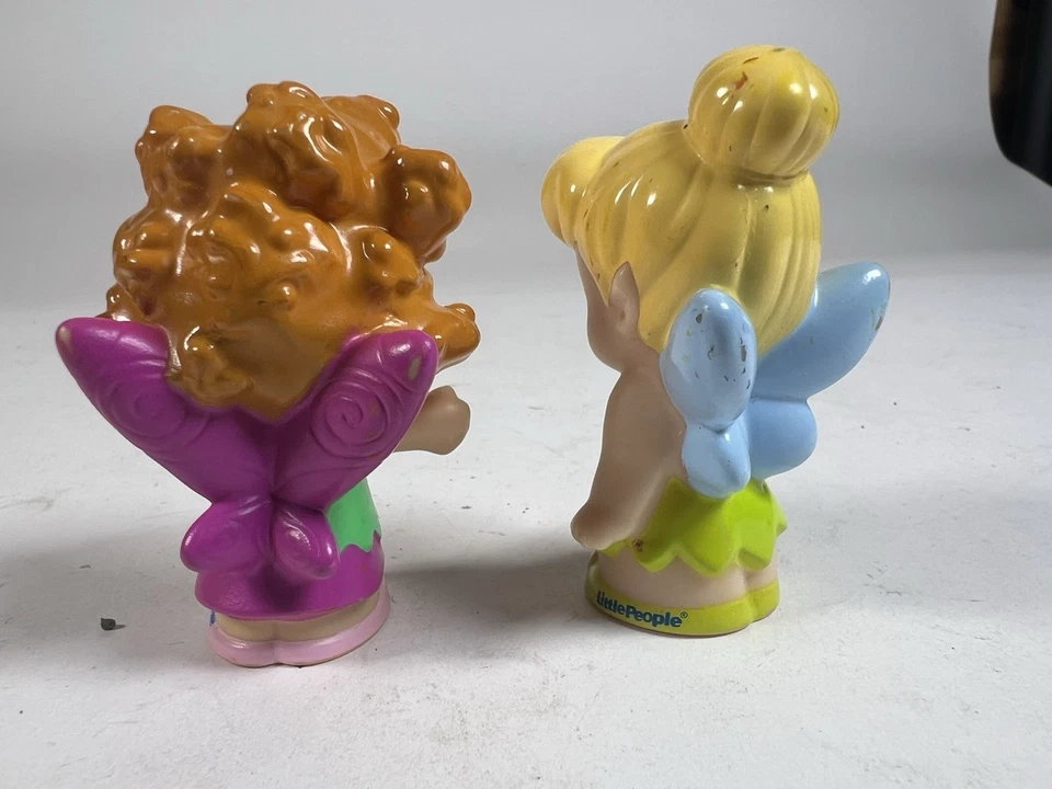 Juego de 2 figuras Little People Disney Magic Kingdom Tinkerbell Tinker Bell RARO DIFÍCIL DE ENCONTRAR Foto 4 de 4
