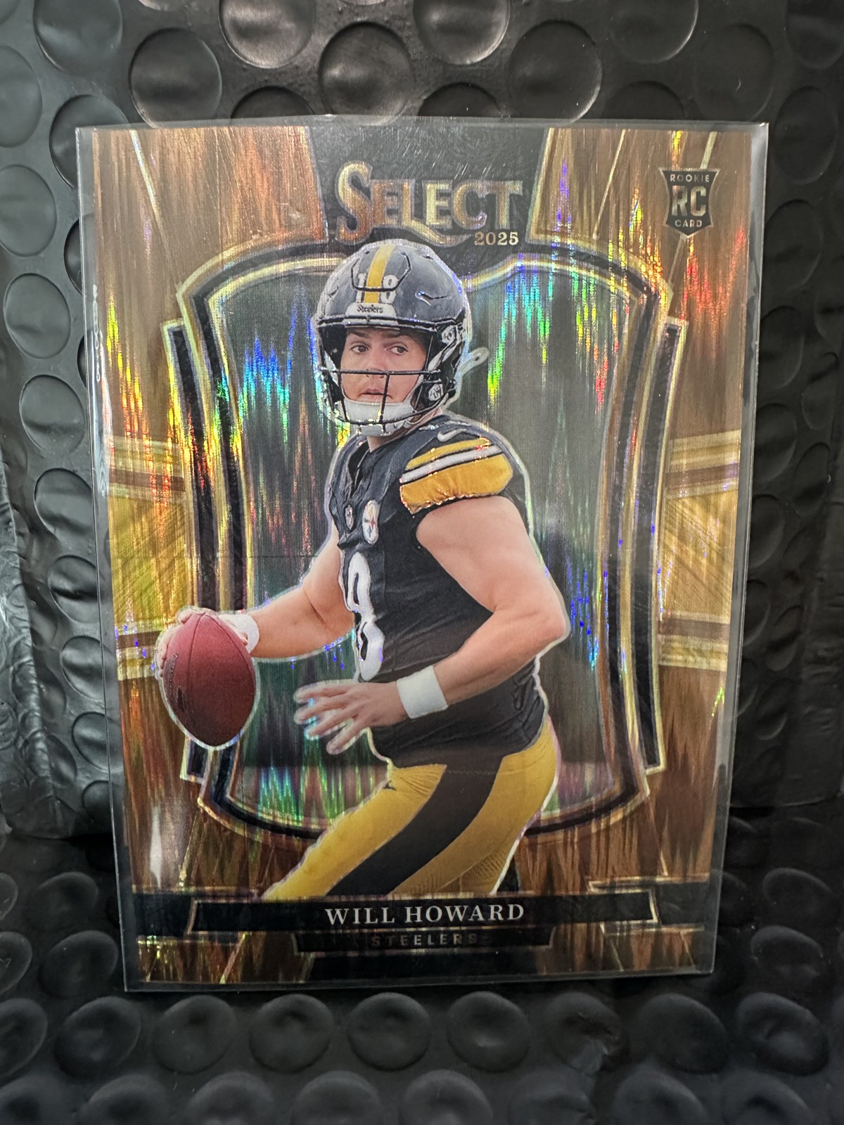 2025 Panini Select - Premier Level Will Howard #152 Copper Shock Prizm /899 (RC)