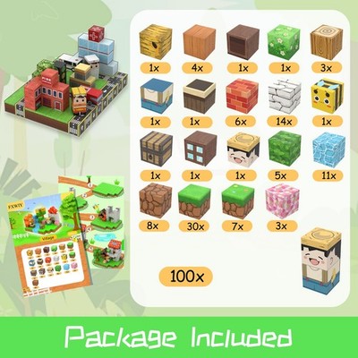 Magnetic Building Blocks Tiles Set Construction Toys STEM Educational Kids Gift