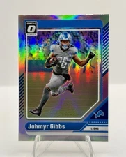 2024 Donruss Optic JAHMYR GIBBS Silver Prizm #64 Color Match Lions SP MINT❗️
