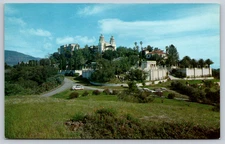 Postcard Hearst San Simeon State Historical Monument California Grounds