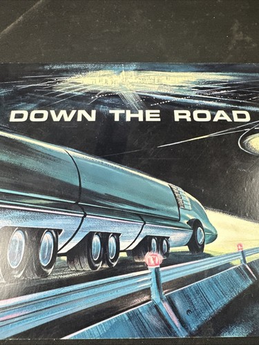 Folleto publicitario vintage Ford "Down The Road" camión turbina de gasolina años 70 - Imagen 2 de 7