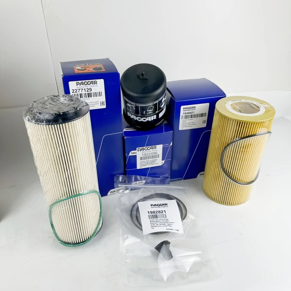 Engine Oil & Fuel Filter 1948921G 2277129G 1922496 1982821 Kit for MX-13 EPA13 - Image 3 of 4