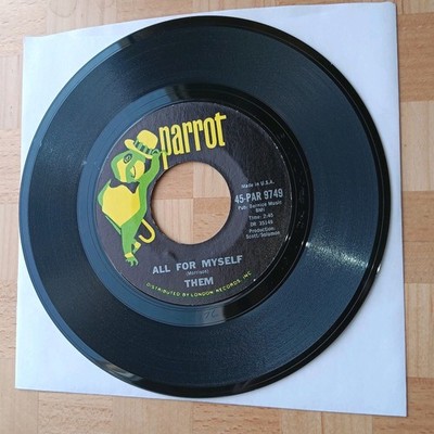45rpm, Them, All For Myself/Here Comes The Night, Van Morrison, 1964, M-