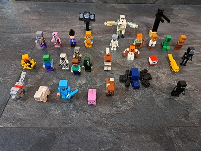 29 Lego Minecraft Figuren Enderman Creeper Steve Alex Dorfbewohner