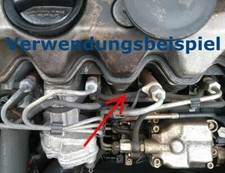 1m RÜCKLAUFLEITUNG VW DIESEL T4 LECKÖLLEITUNG Einspritzdüsen entspr. 059130329