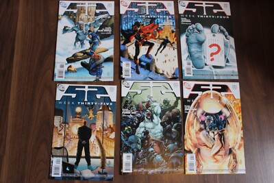 DC 52 Week 32 33 34 35 37 - 5 Comic Set Lot Run Rare NM 9.0 2006 Bargain Hot Fun