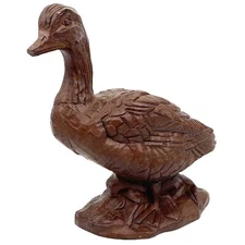 Vintage Red Mill Mfg Duck Goose Sculpture Figurine Farmhouse Country Lodge USA