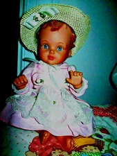  ASHTON DRAKE BREAST CANCER AWARENESS VINYL DOLL "BLOSSOM OF LOVE" 