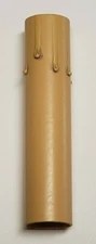 4" GOLD PAPER BOARD CANDLE COVER CHANDELIER CANDELABRA SOCKET 7/8" NEW 19979JB
