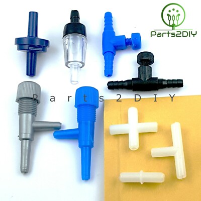 Air Flow Control Regler Einwegventil Aquarium Aquarium Pumpe Leitung Schlauch 4/6mm