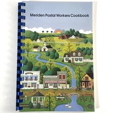 Meriden Postal Workers Cookbook Vintage 1998 Connecticut USPS Recipes CT Town