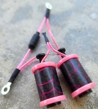 1.25" 8-32 Tattoo Machine Parts Coils 8 Wrap Pink washers Hot Pink Web Candy USA