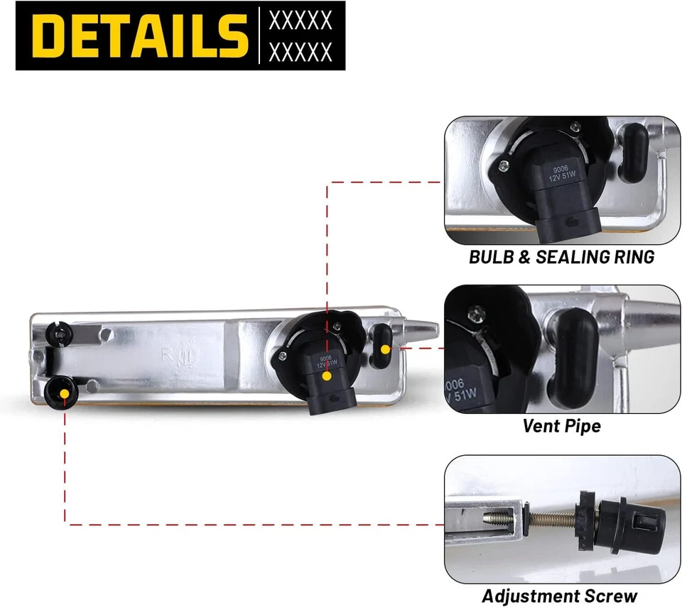 Luces antiniebla lente de humo para Scion xB 2003-2006 kit de interruptor de parachoques de conducción con bombillas Foto 3 de 4