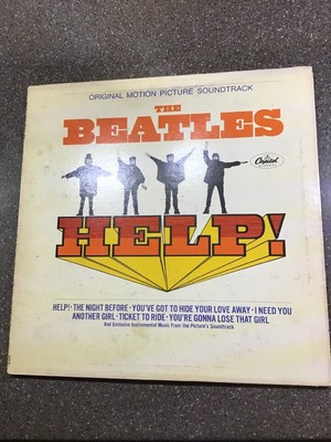 The Beatles Help Orig Capitol Mono 1965 Movie Soundtrack Mas 2386 Play Lp Ebay
