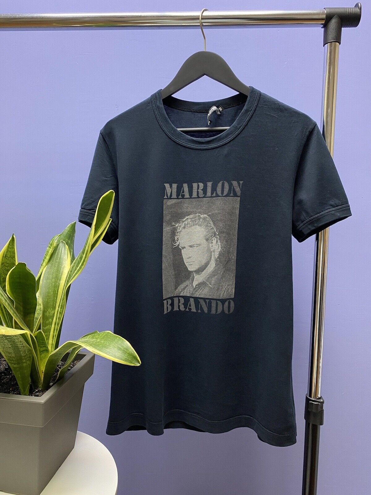 Dolce & Gabbana Marlon Brando Portrait Made In Italy T Shirt Size 52 Men