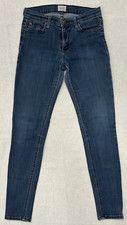 Hudson Nico Mid Rise Super Skinny Blue Jeans Womens Size 26 Made in USA
