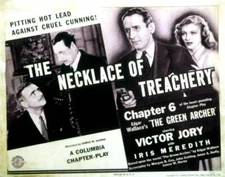 The Green Archer Lobby Card Forrest Taylor Victor Jory Iris Meredi- Old Photo