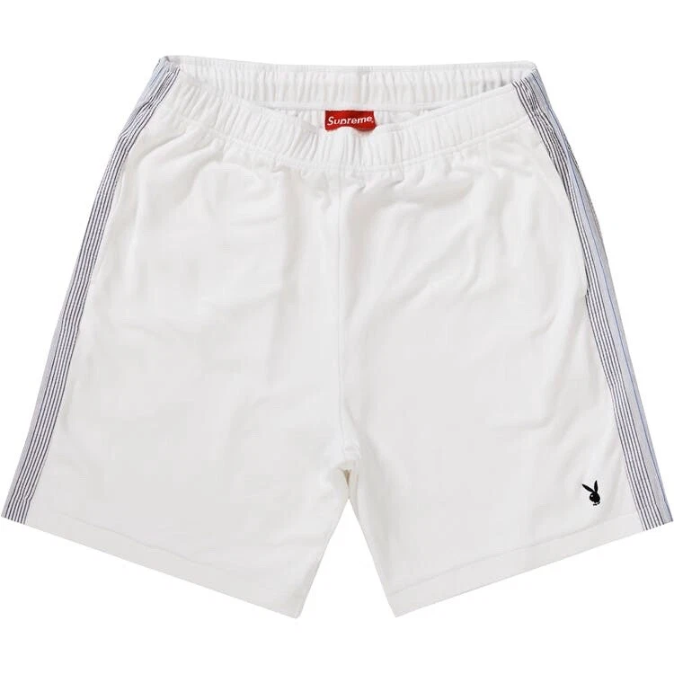 Short de sweat de loisirs Supreme Playboy   Blanc   Taille Sweat