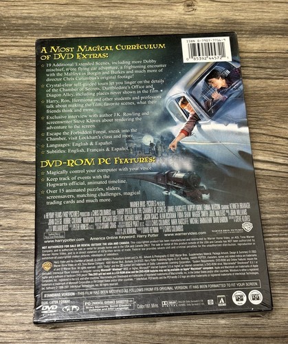 Harry Potter and The Chamber of Secrets DVD 2-Disc Full-Screen NEW Sealed Unopen - Picture 2 of 3