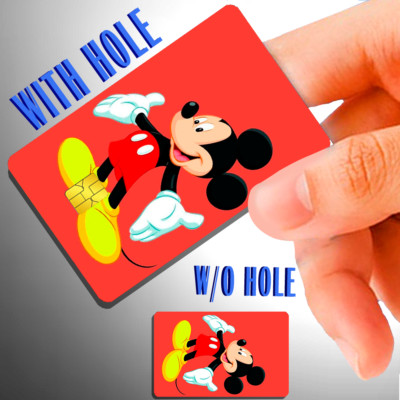 Mickey & Minnie Mouse Credit Debit Card Sticker Skin Decal HOLOGRAPHIC