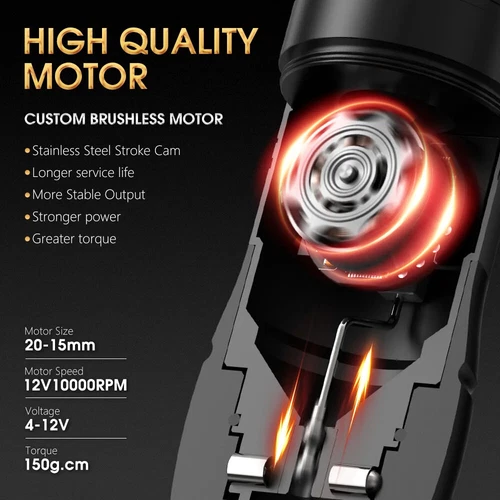 Ambition Vibe Max 2.5-3.5-4.0-4.5mm Stroke Wireless Tattoo Machine Pen Brushless image 3