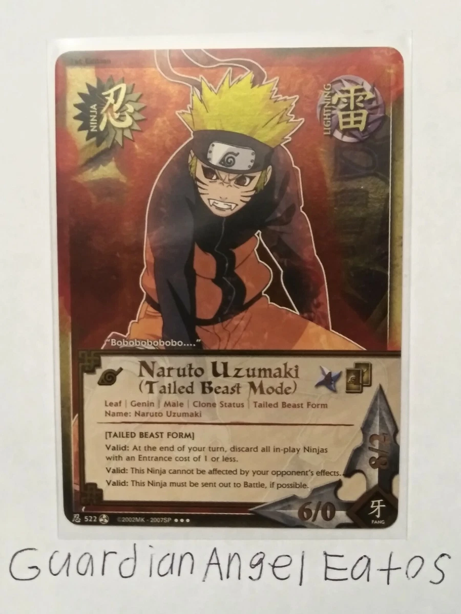 Naruto Tcg CCG Naruto Uzumaki (Tailed Beast Mode) Super Rare English Near  Mint | eBay