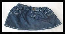 Build A Bear Workshop Blue Jean Denim Skirt