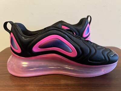 Nike Air Max 720 GS 5.5Y (Women 7) Black Pink Fuchsia NWOB  display picture 1