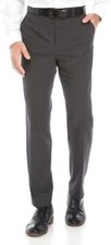 NWT Mens CHAPS All American classic fit Suit-Separate Dress Pants charcoal 46x32